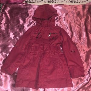 Super cute little girl rain jacket